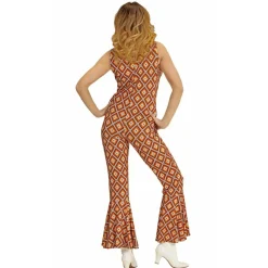 Disfraz de Años 70 Naranja para mujer