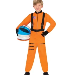 Disfraz de Astronauta Naranja infantil
