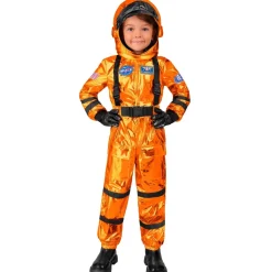 Disfraz de Astronauta Space Naranja infantil
