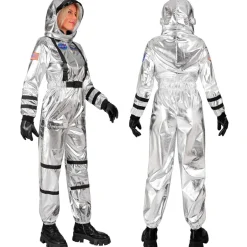 Disfraz de Astronauta Space Plata para mujer