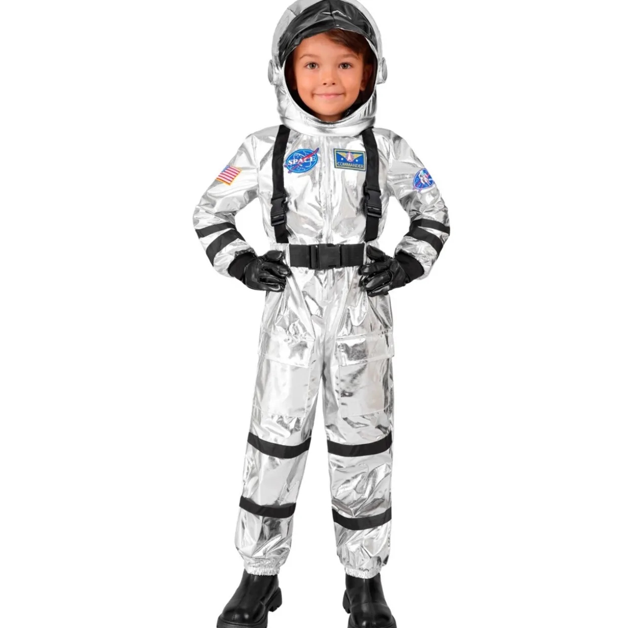 Disfraz de Astronauta Space Plata infantil