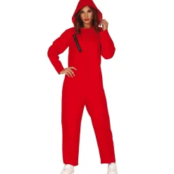 Disfraz de Atracadora Rojo para mujer