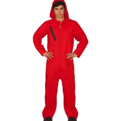 Disfraz de Atracador Rojo para hombre