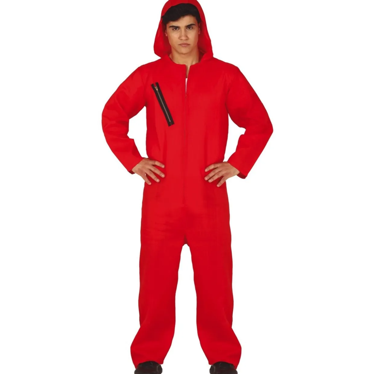 Disfraz de Atracador Rojo para hombre