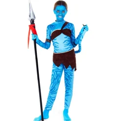 Disfraz de Avatar Tribal para niña