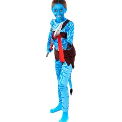 Disfraz de Avatar Tribal para niña