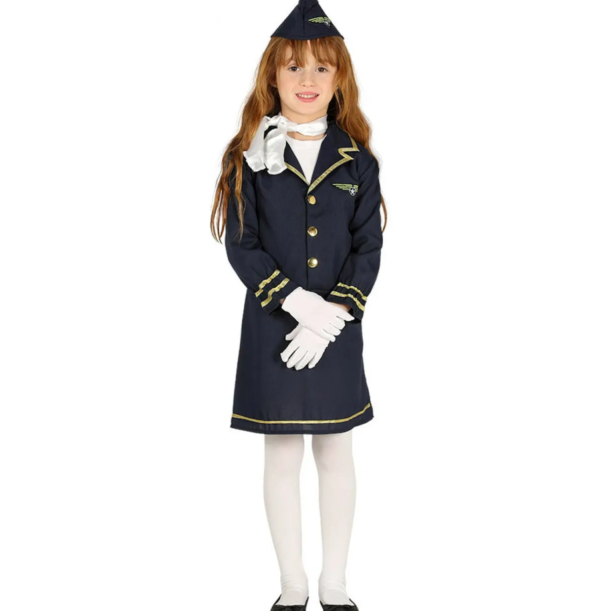 Disfraz de Azafata Uniforme para niña