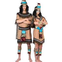 Disfraz de Azteca Flecos para mujer