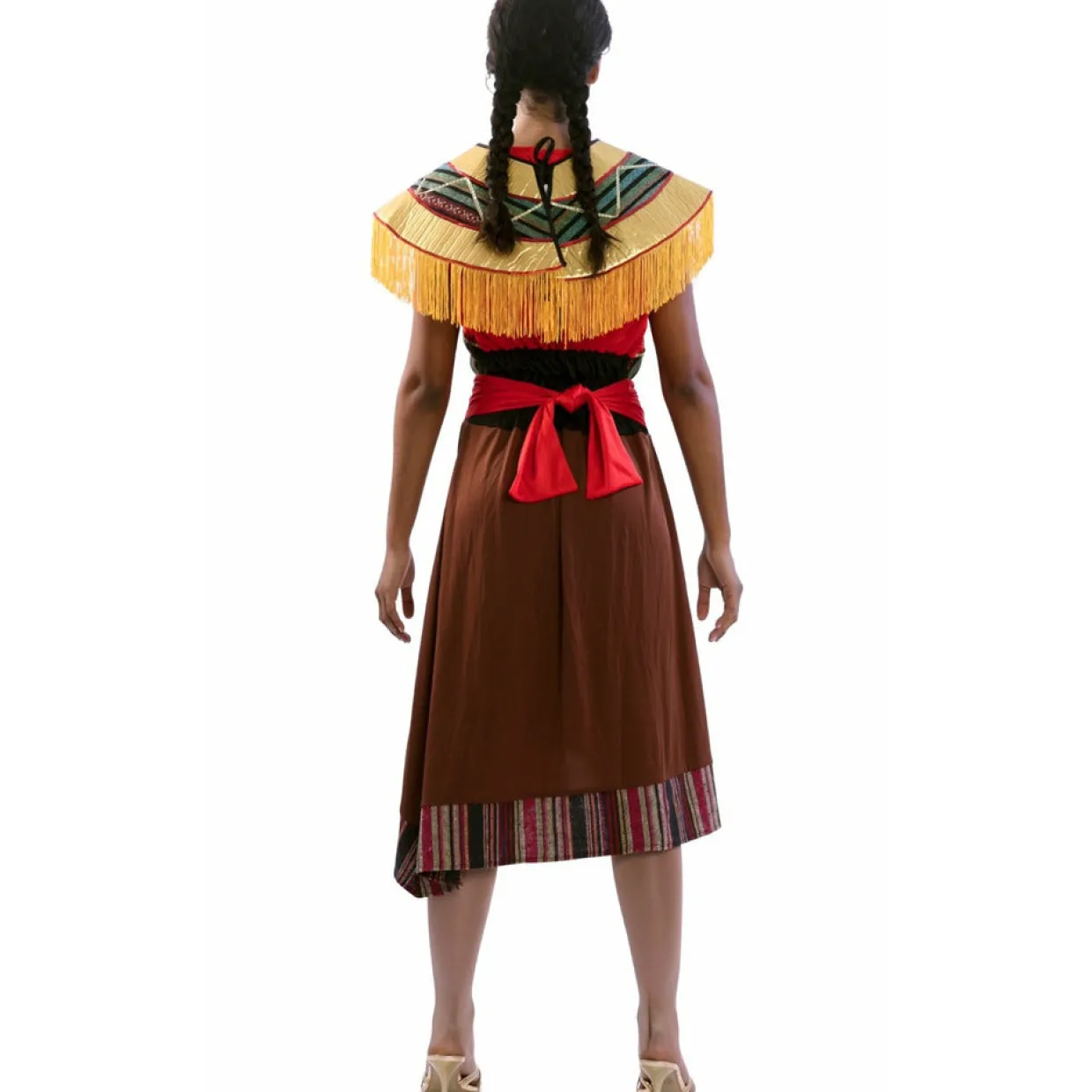 Disfraz de Azteca Marrón para mujer