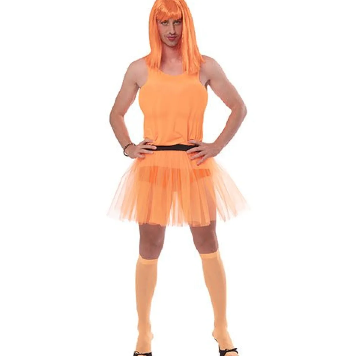 Disfraz de Bailarina Naranja para hombre