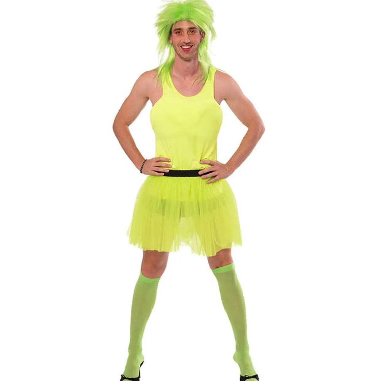 Disfraz de Bailarina Verde para hombre