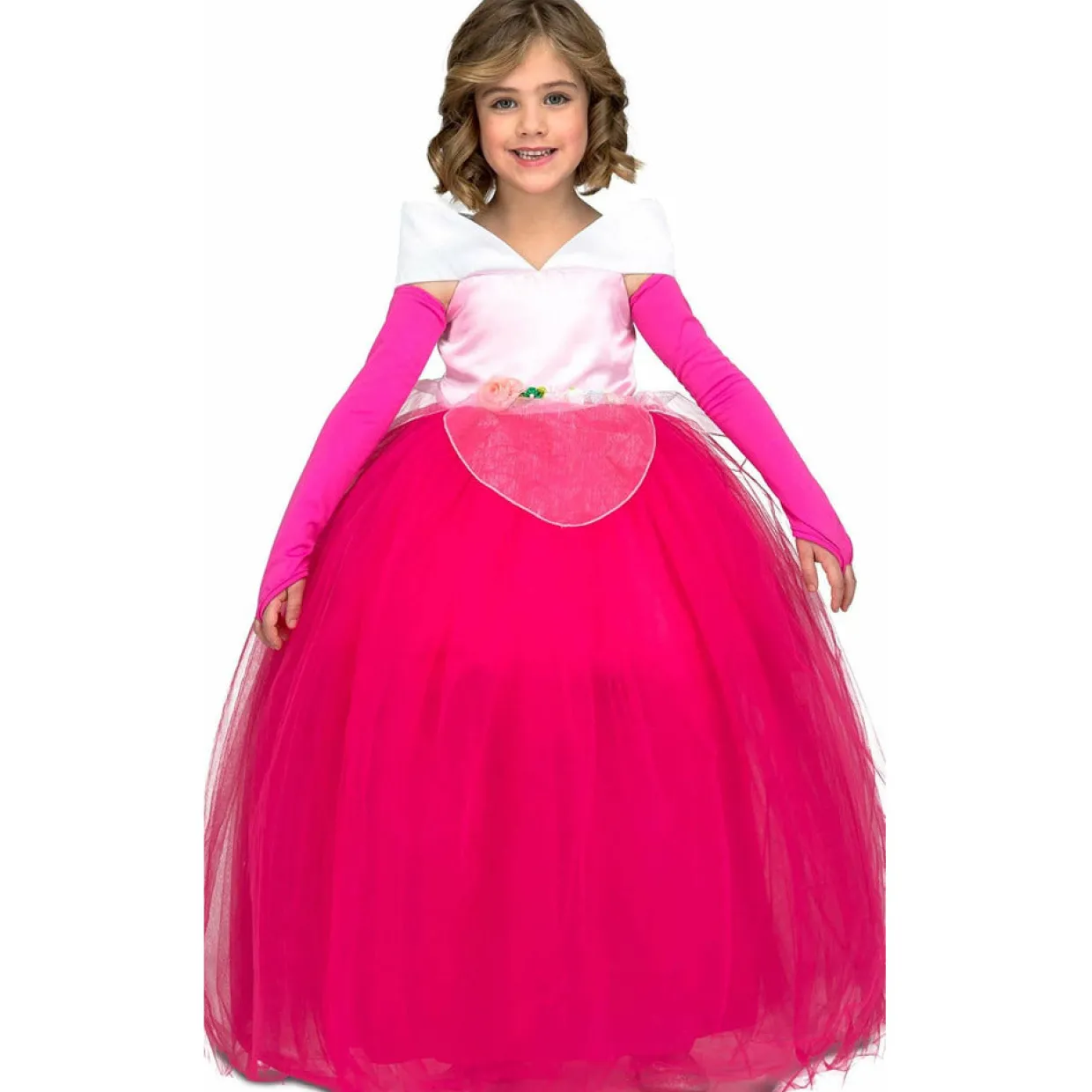 Disfraz de Bella Durmiente Can Can para niña