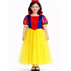 Disfraz de Blancanieves Lujo para niña
