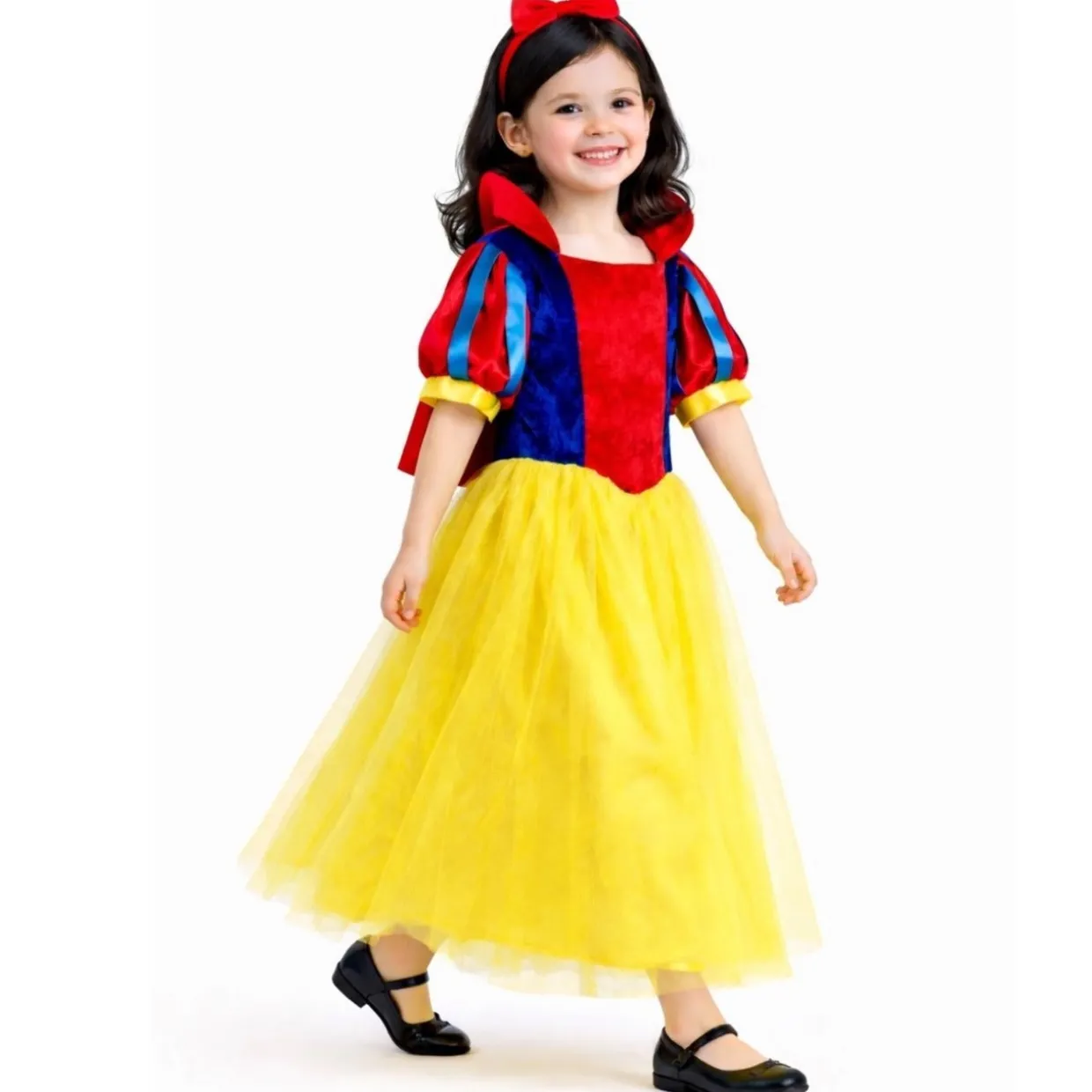 Disfraz de Blancanieves Lujo para niña