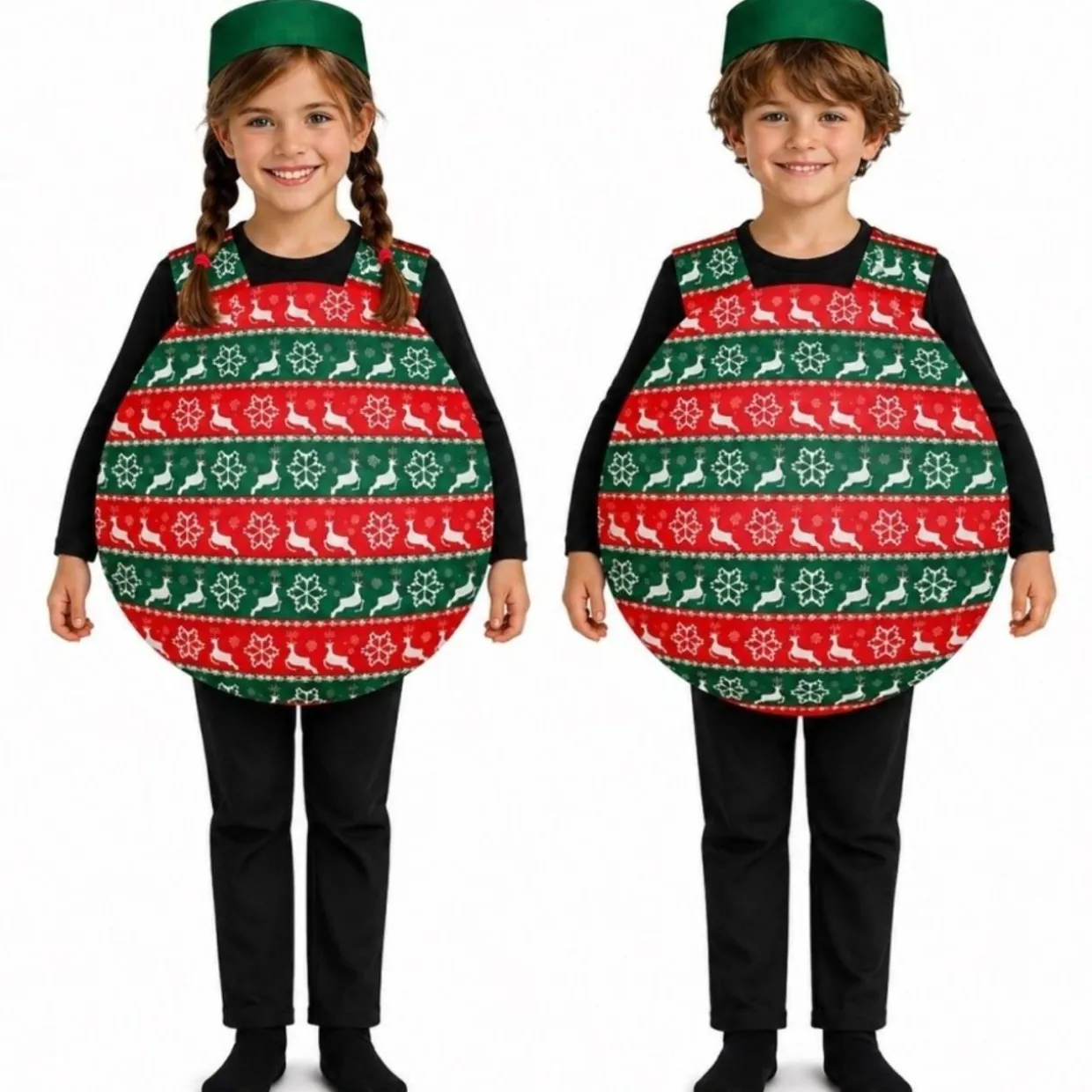 Disfraz de Bola de Navidad Renos infantil