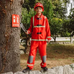 Disfraz de Bombero Rojo infantil