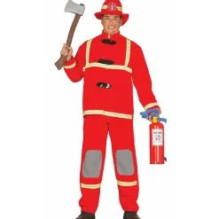 Disfraz de Bombero Rojo para hombre