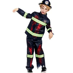Disfraz de Bombero Zombie para niño