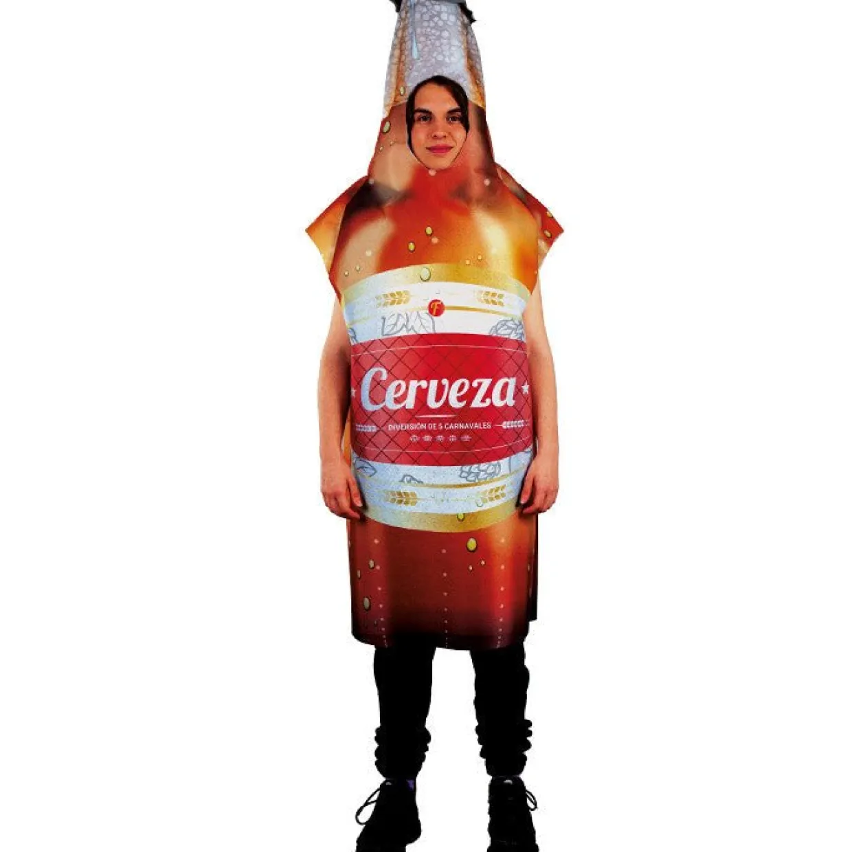 Disfraz de Botellín de Cerveza para adulto