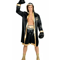 Disfraz de Boxeador Negro para adulto