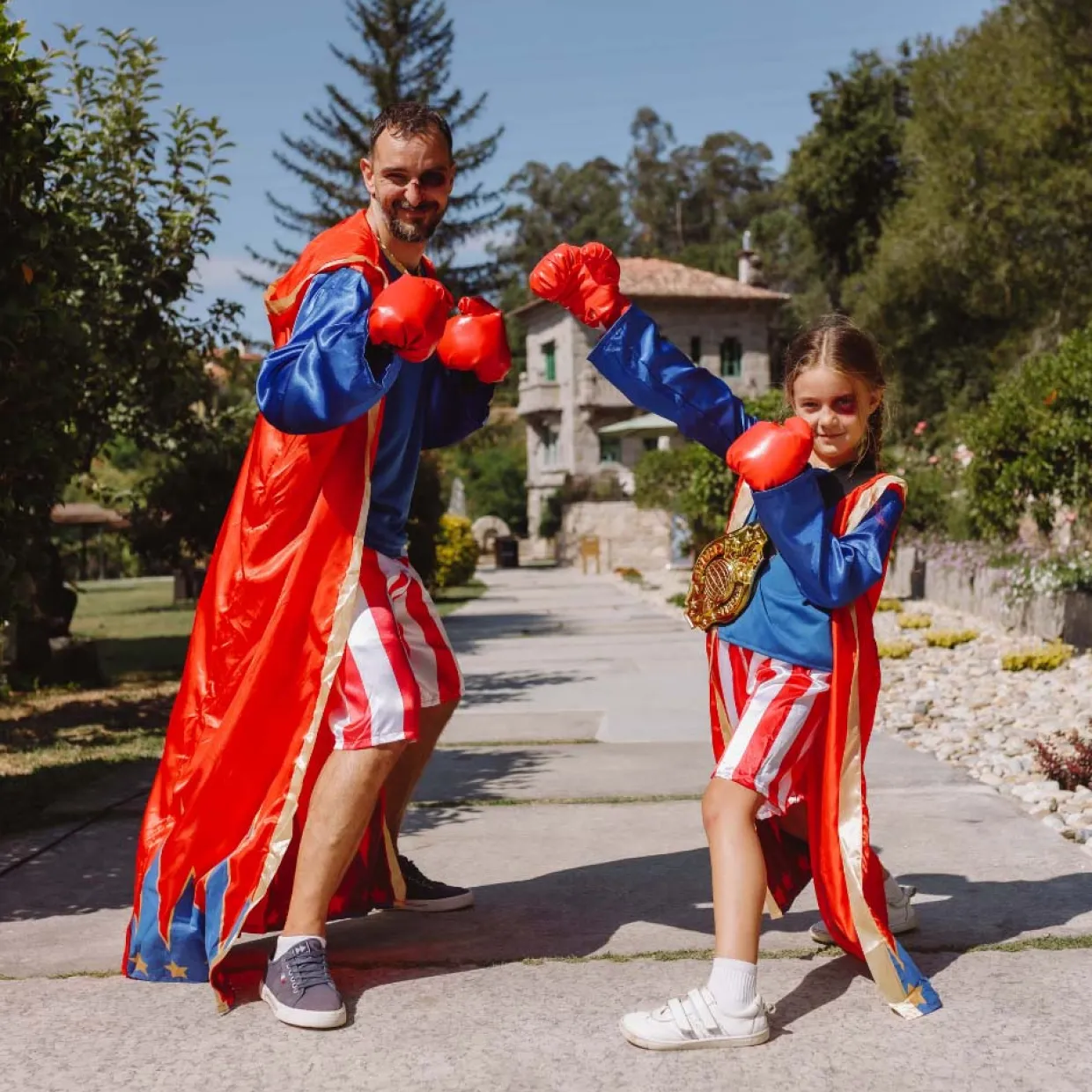 Disfraz de Boxeador USA para hombre