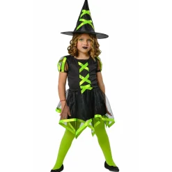Disfraz de Bruja Cuca Verde para niña