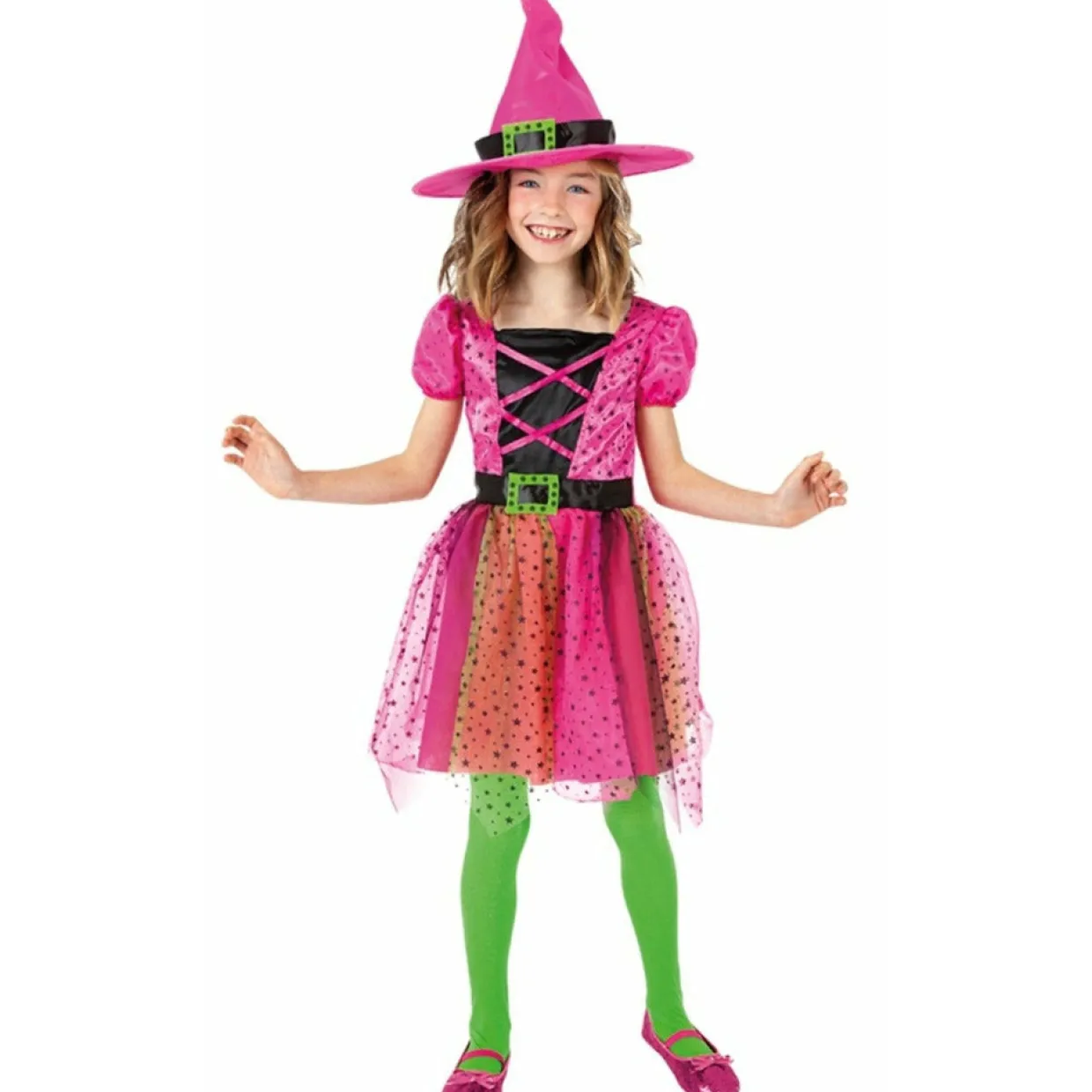 Disfraz de Bruja Rosi para niña