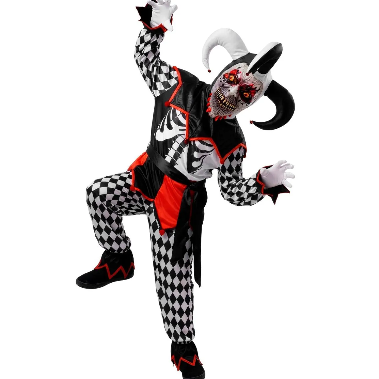 Disfraz de Bufón Siniestro infantil