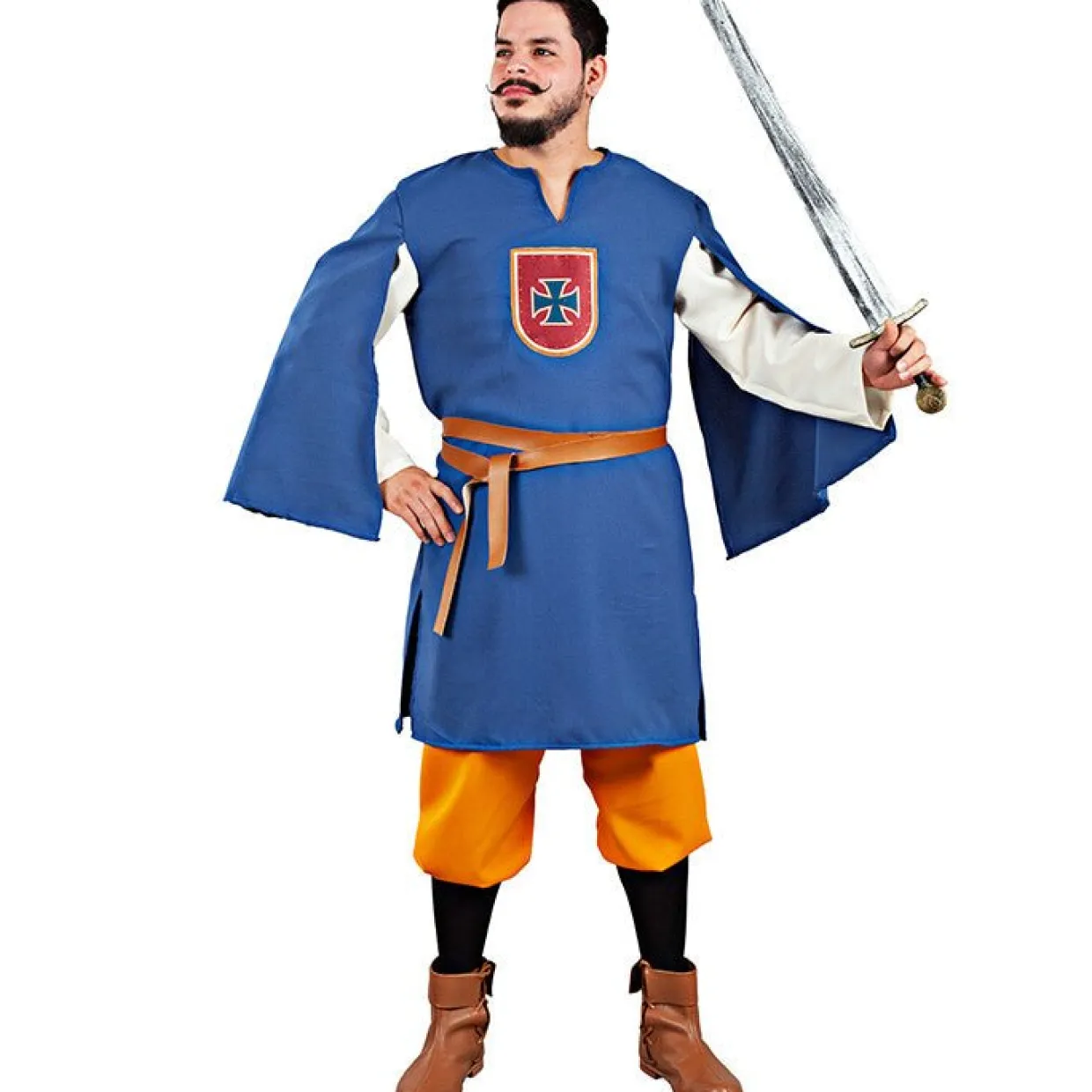 Disfraz de Caballero Medieval Escudero para hombre