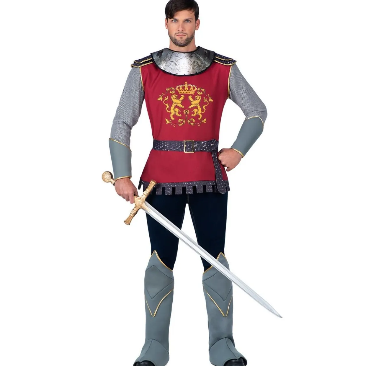 Disfraz de Caballero Medieval Deluxe para hombre
