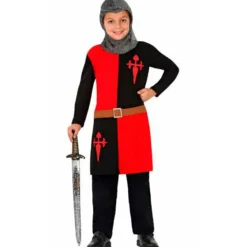 Disfraz de Caballero Medieval Cruces para niño