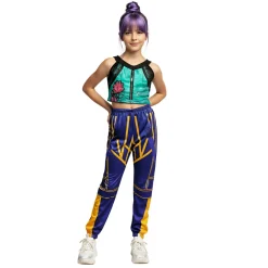 Disfraz de Cantante K-Pop Azul para niña