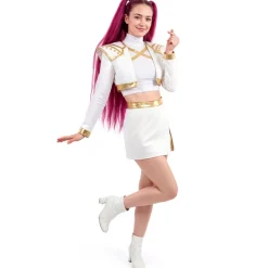 Disfraz de Cantante K-Pop Blanca Deluxe para mujer