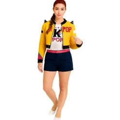 Disfraz de Cantante K-Pop Lila para adolescente