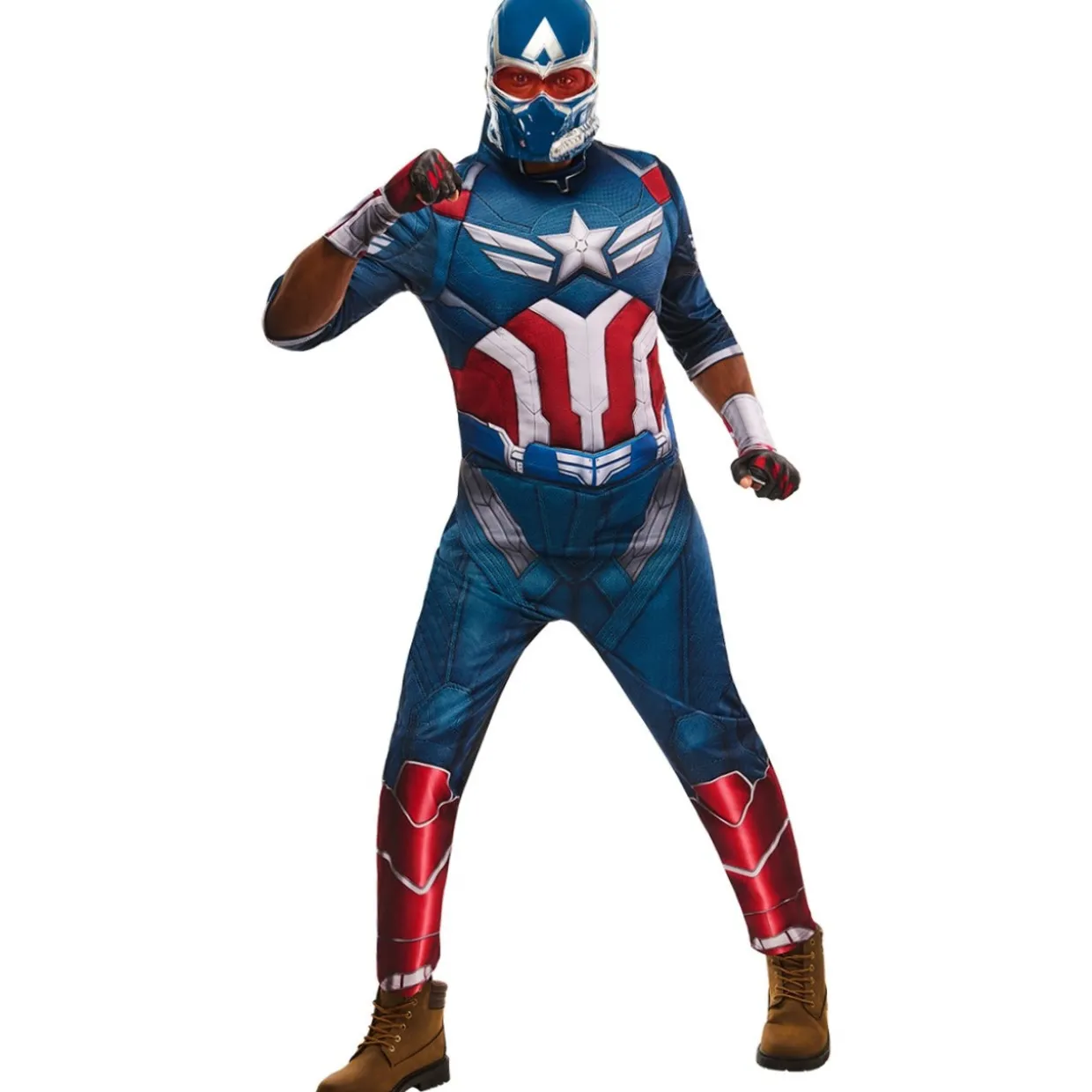 Disfraz de Capitán América™ BNW Deluxe para adulto