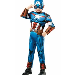 Disfraz de Capitán América™ Musculoso infantil