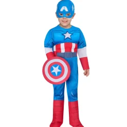Disfraz de Capitán América™ SAF Deluxe infantil