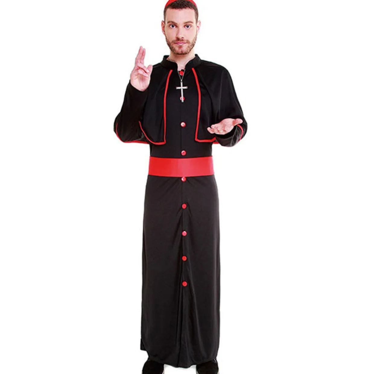 Disfraz de Cardenal Sotana para hombre