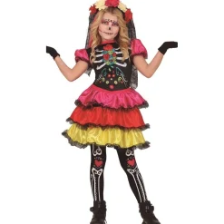 Disfraz de Catrina Alegre para niña