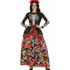 Disfraz de Catrina Flores para mujer