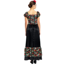 Disfraz de Catrina Mexicana Rosas para mujer