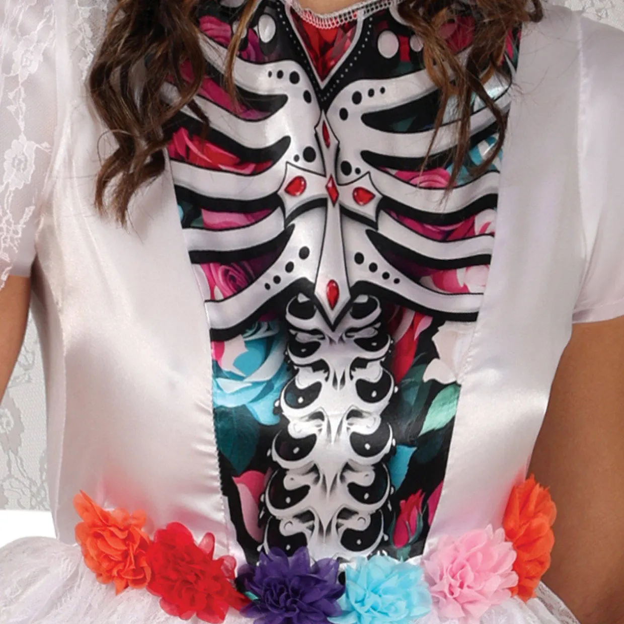 Disfraz de Catrina Novia Blanca para mujer
