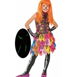 Disfraz de Catrina Skelita para niña