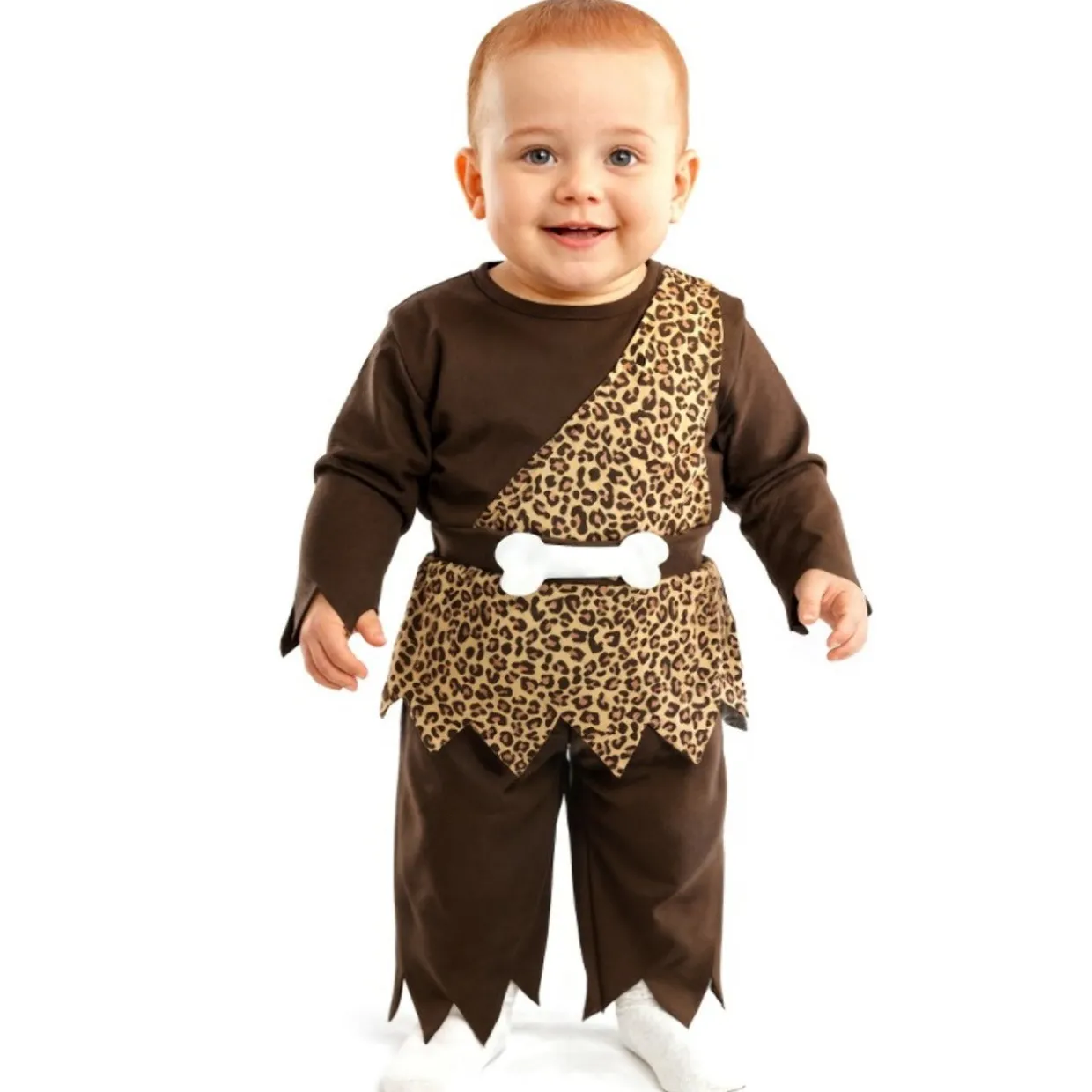 Disfraz de Cavernícola Leopardo para bebé