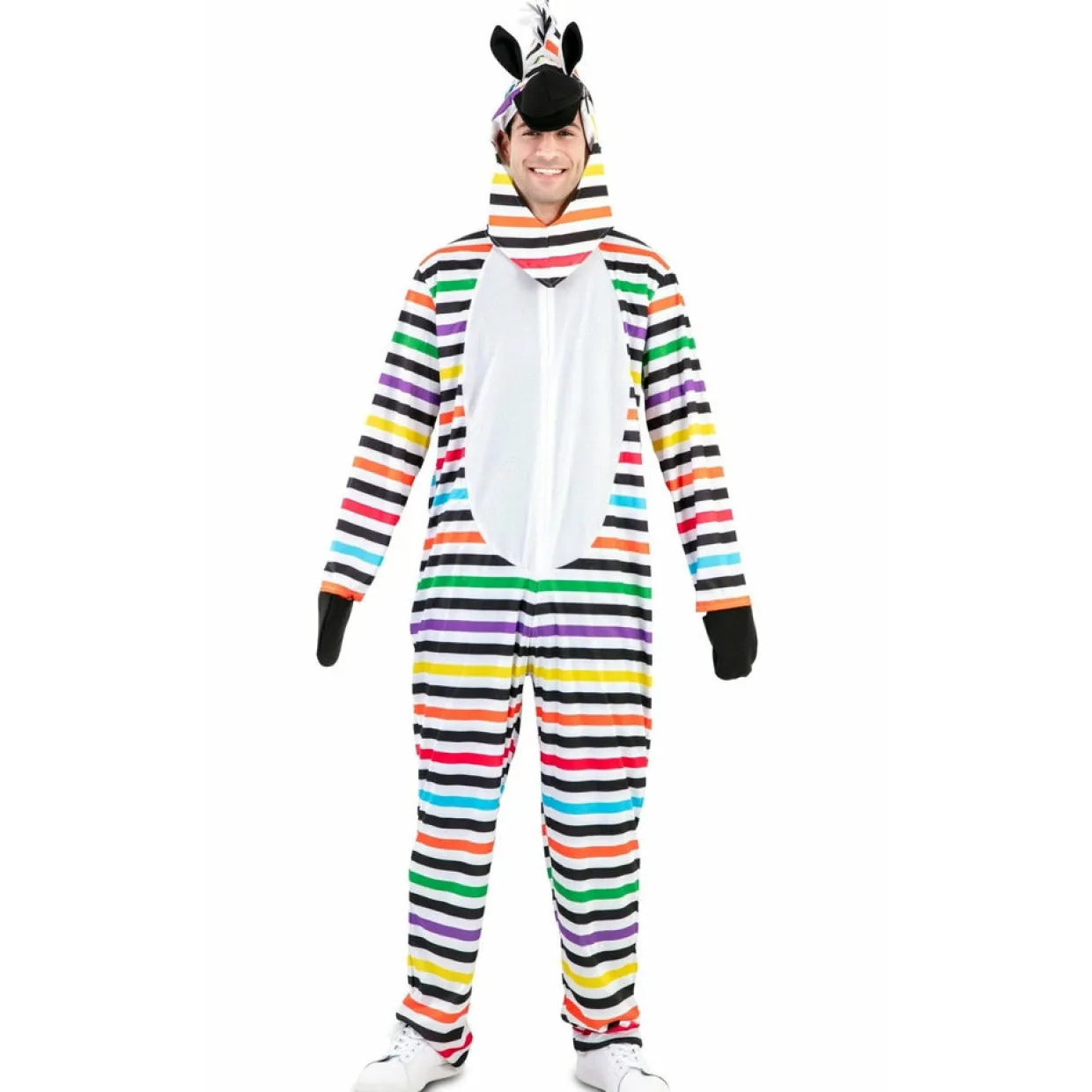 Disfraz de Cebra Multicolor para adulto