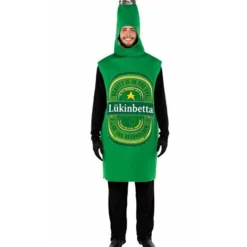 Disfraz de Cerveza Verde adulto