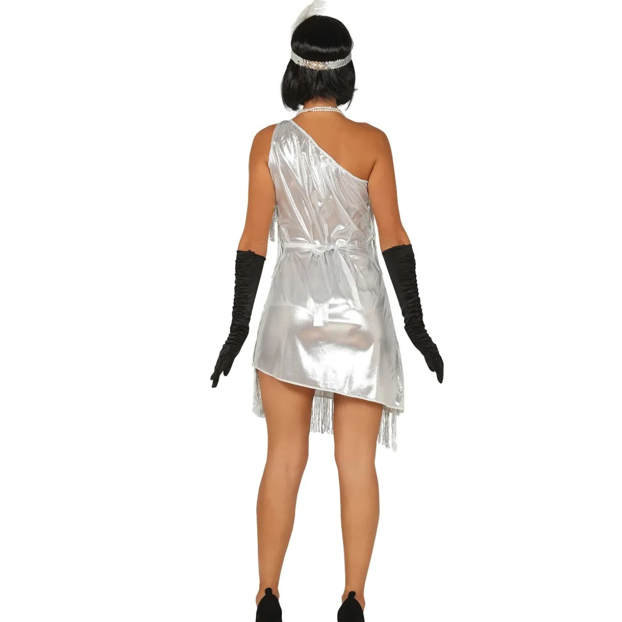 Disfraz de Charleston Plata para mujer adulta