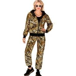 Disfraz de Chándal Años 80 Animal Print para adulto