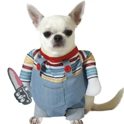Disfraz de Chucky Diabólico para mascota