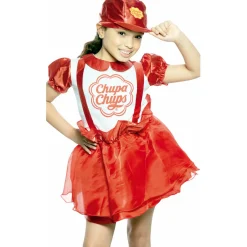 Disfraz de Chupa Chups™ Rojo para niña